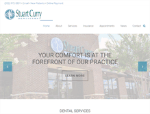 Tablet Screenshot of currydentistry.com